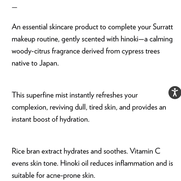 New Surratt Beauty Hinoki Facial Mist 50 ml - Picture 5 of 6